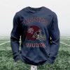 Personalized Aggies Football Waffle Sweatshirt (4)