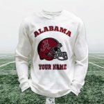 Personalized Alabama Football Waffle Sweatshirt