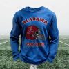 Personalized Alabama Football Waffle Sweatshirt 2