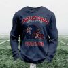 Personalized Arizona Wildcats Football Waffle Sweatshirt (3)