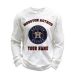 Personalized Astros Baseball Waffle Sweatshirt