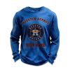 Personalized Astros Baseball Waffle Sweatshirt 6