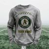 Personalized Athletics Baseball Waffle Sweatshirt 2