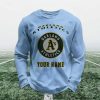 Personalized Athletics Baseball Waffle Sweatshirt 4