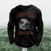 Personalized Auburn Football Waffle Sweatshirt 4