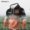 Personalized Bengals EST 1967 Football Waffle Hoodie 2