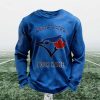 Personalized Blue Jays Baseball Waffle Sweatshirt 10 Personalized Blue Jays Baseball Waffle Sweatshirt 5