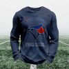 Personalized Blue Jays Baseball Waffle Sweatshirt 11 Personalized Blue Jays Baseball Waffle Sweatshirt 6