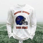 Personalized Boise State Football Waffle Sweatshirt