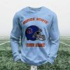 Personalized Boise State Football Waffle Sweatshirt (4)