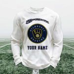 Personalized Brewers Baseball Waffle Sweatshirt