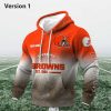 Personalized Browns EST 1944 Football Waffle Hoodie 1