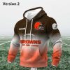 Personalized Browns EST 1944 Football Waffle Hoodie 2