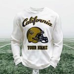 Personalized California Football Waffle Sweatshirt