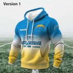 Personalized Chargers EST 1959 Football Waffle Hoodie