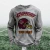 Personalized Chippewas Football Waffle Sweatshirt 4