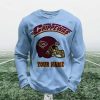 Personalized Chippewas Football Waffle Sweatshirt 5
