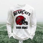 Personalized Cincinnati Bearcats Football Waffle Sweatshirt
