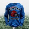 Personalized Cincinnati Bearcats Football Waffle Sweatshirt 2