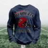 Personalized Cincinnati Bearcats Football Waffle Sweatshirt 6