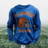 Personalized Clemson Football Waffle Sweatshirt (2)