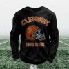 Personalized Clemson Football Waffle Sweatshirt (3)