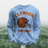 Personalized Clemson Football Waffle Sweatshirt (4)