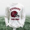 Personalized Cougars Football Waffle Sweatshirt (1)