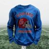 Personalized Cougars Football Waffle Sweatshirt (6)