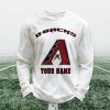 Personalized Diamondbacks Baseball Waffle Sweatshirt 1