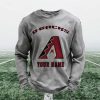 Personalized Diamondbacks Baseball Waffle Sweatshirt 8 Personalized Diamondbacks Baseball Waffle Sweatshirt 3