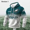 Personalized Eagles EST 1833 Football Waffle Hoodie (1)