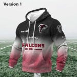 Personalized Falcons EST 1965 Football Waffle Hoodie