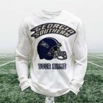 Personalized Georgia Southern Football Waffle Sweatshirt