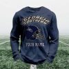 Personalized Georgia Southern Football Waffle Sweatshirt (3)