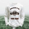 Personalized Giants Baseball Waffle Sweatshirt 1