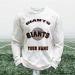 Personalized Giants Baseball Waffle Sweatshirt