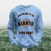 Personalized Giants Baseball Waffle Sweatshirt 7 Personalized Giants Baseball Waffle Sweatshirt 3