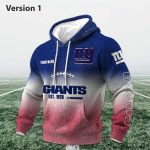 Personalized Giants EST 1925 Football Waffle Hoodie