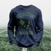 Personalized Hawaii Football Waffle Sweatshirt 7 Personalized Hawaii Football Waffle Sweatshirt 2