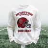 Personalized Houston Cougars Football Waffle Sweatshirt (1)