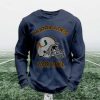 Personalized Hurricanes Football Waffle Sweatshirt 2