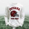 Personalized Indiana Football Waffle Sweatshirt 1