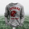 Personalized Indiana Football Waffle Sweatshirt 4