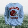 Personalized Indiana Football Waffle Sweatshirt 5