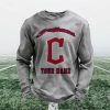 Personalized Indians Baseball Waffle Sweatshirt 3