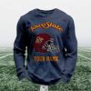 Personalized Iowa State Football Waffle Sweatshirt 2