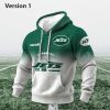 Personalized Jets EST 1958 Football Waffle Hoodie 1