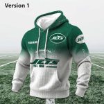Personalized Jets EST 1958 Football Waffle Hoodie