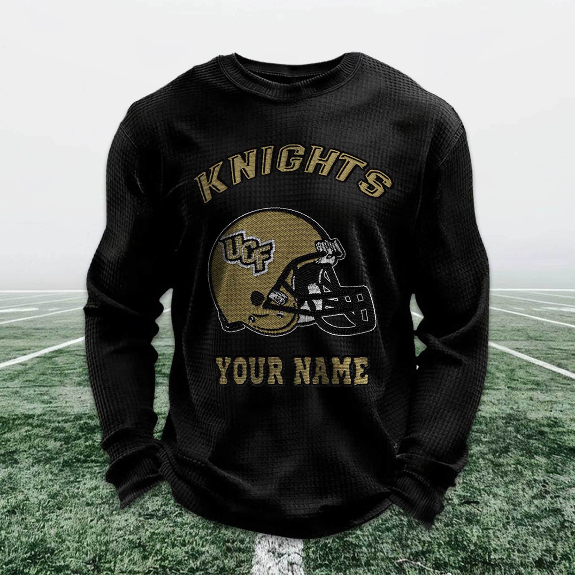Personalized Knights Football Waffle Sweatshirt 4 Personalized Knights Football Waffle Sweatshirt (5)